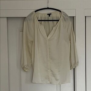 Elegant Cream Talbots Women’s Top